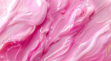 ai generato liquido rosa astratto olio pittura su tela, acrilico struttura sfondo, ruvido tratti di pennello di dipingere foto