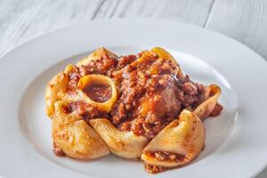 pasta con ragù alla bolognese foto