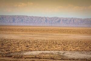 chott EL djerid maggiore sale lago nel nord Africa tunisia foto