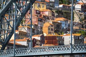 Visualizza di dom luis io ponte nel porto, Portogallo foto