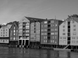 Trondheim in Norvegia foto