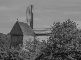 il piccolo villaggio weseke in Westfalia foto