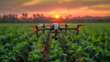 ai generato inteligente agricolo azienda agricola utilizzando droni e ai per Ritaglia gestione foto