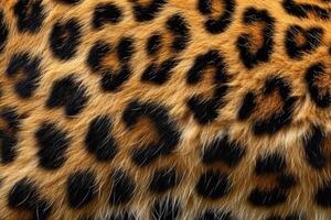 ai generato vicino su leopardo individuare modello struttura sfondo, realistico foto