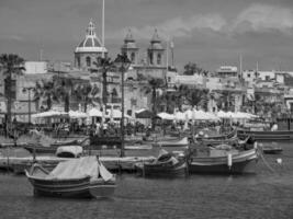 marsaxlokk su Malta isola foto