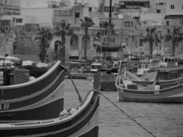 marsaxlokk su Malta foto