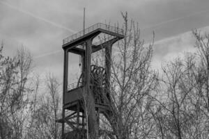 vecchio miniera di carbone nel il Tedesco ruhr aerea foto