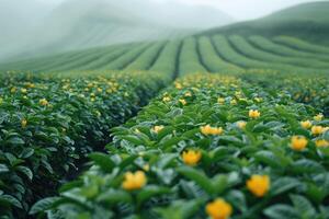 ai generato bellissimo paesaggio scenario natura professionale fotografia foto