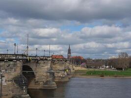 il vecchio città di Dresda foto