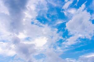 drammatico nube cielo sfondo pesante piovoso nuvole bellissimo Cloudscape foto