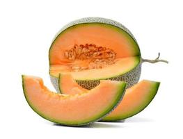 melone isolato su sfondo bianco foto