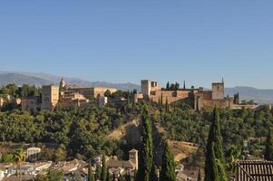 Alhambra palazzo nel granada foto