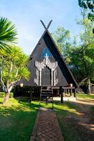 Baan diga Museo o nero Casa, uno di il famoso posto e punto di riferimento nel chiang rai foto