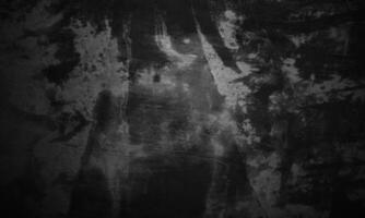 nero calcestruzzo struttura come un' concetto di orrore e Halloween. buio parete sfondo cemento o pietra. foto