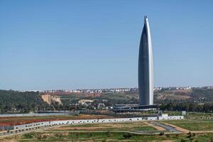 Maometto vi Torre. grattacielo centro. rabat, Marocco, Africa. foto