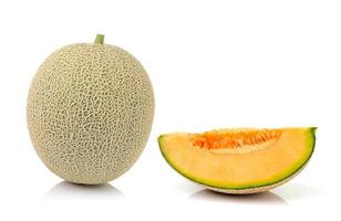 melone isolato su sfondo bianco foto