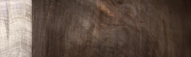 naturale eleganza, buio Marrone di legno struttura sfondo per sfondo design foto