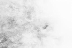 mistico nebbia con denso bianca Fumo struttura. foto