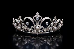 ai generato un' tiara con un' moderno e elegante design. generativo ai foto