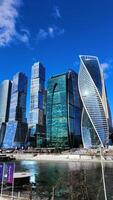 Mosca, Russia, Mosca città, 2024, grattacieli, alto edifici, bellissimo città, moderno città foto