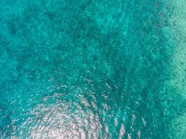 aereo Visualizza di caraibico mare nel Cozumel, Messico foto