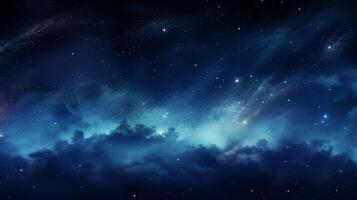 ai generato notte cielo galassia sfondo foto
