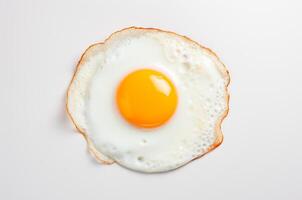 ai generato minimalista strapazzate uova, colazione, superiore Visualizza foto