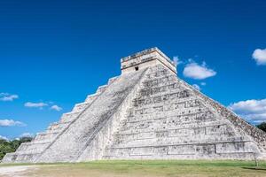 il castello nel chichen itza, Messico foto