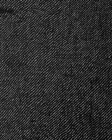 ai generato un' nero tessuto struttura, nero jeans denim struttura, denim sfondo, avvicinamento Visualizza di un' strutturato tessuto con intricato intrecciata modelli foto
