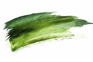 ai generato vivace verde acquerello ictus per eco centrico disegni foto