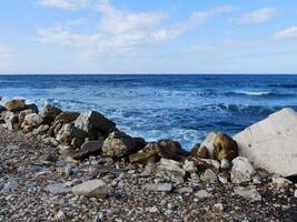 blu mare all'aperto foto