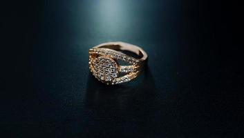 modello di anello di diamanti foto