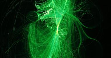 verde astratto Linee curve particelle sfondo foto
