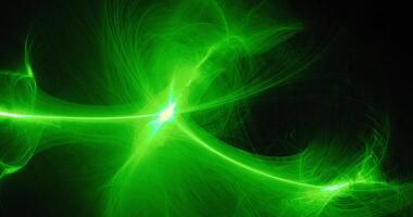 verde astratto Linee curve particelle sfondo foto