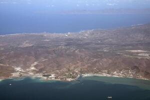 la paz baja California sur aereo Visualizza a partire dal aereo foto