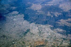 Guadalajara Messico aereo Visualizza a partire dal aereo con enorme mille dollari canyon foto