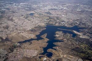 lerma lago Messico aereo Visualizza per ricreazione foto