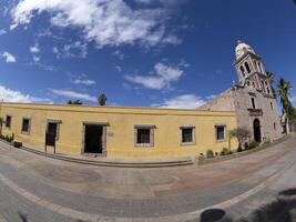 loreto vecchio missione su soleggiato giorno baja California sur Messico foto