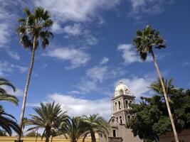 loreto vecchio missione su soleggiato giorno baja California sur Messico foto