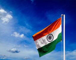 India bandiera di India foto