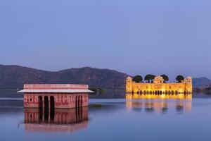 jala Mahal acqua palazzo . Jaipur, Rajasthan, India foto