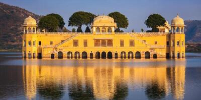 jala Mahal acqua palazzo. Jaipur, Rajasthan, India foto