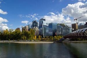 Calgary città nel autunno. foto