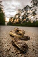 verdastro ratto serpente, pantherophis alleghaniensis foto