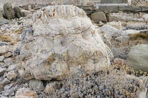 Leone statua vicino il commagene re antioco io tomba su il superiore di montare nemrut, adiyaman Provincia, tacchino foto