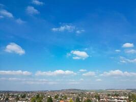 aereo Visualizza di Britannico cittadina e Residenziale quartiere di luton. foto