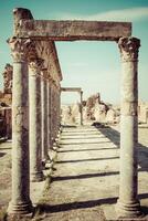 rovine romano Campidoglio Thuburbo maggiore, tunisia foto