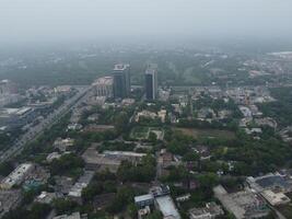 aereo Visualizza di città lahore nel Pakistan su 2023-07-16 foto