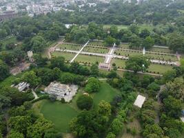 aereo Visualizza di verde città su 2023-09-17 nel lahore Pakistan foto