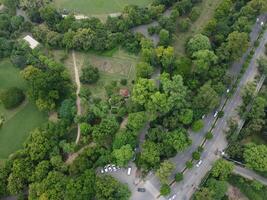 aereo Visualizza di jinah giardino su 2023-07-17 nel lahore Pakistan. foto